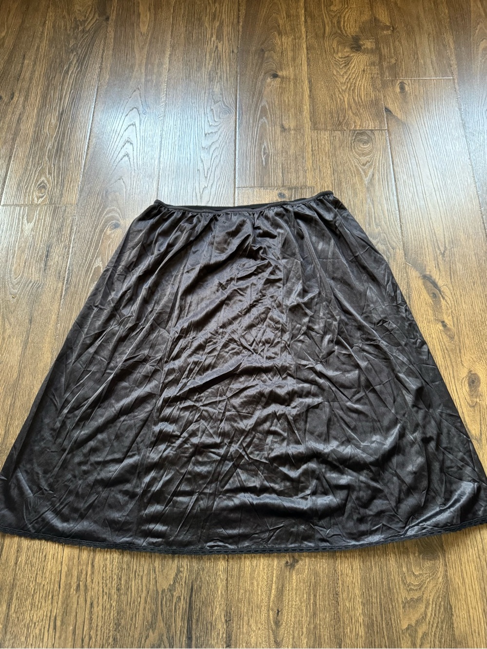 Classic Black A-Line Women's Skirt Slip